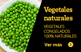 Vegetales naturales. Vegetales congelados 100% naturales. ver más